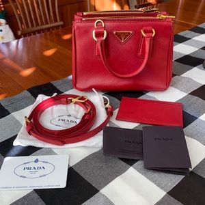 Prada Mini Saffiano Lux *💯 Authentic *